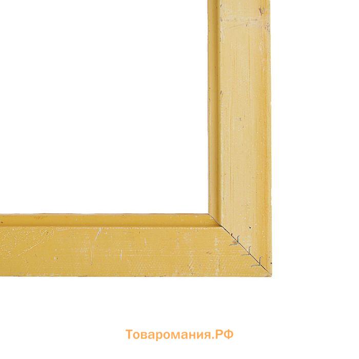Рама для картин (зеркал) 40×60×4 см, дерево «Версаль», золотая