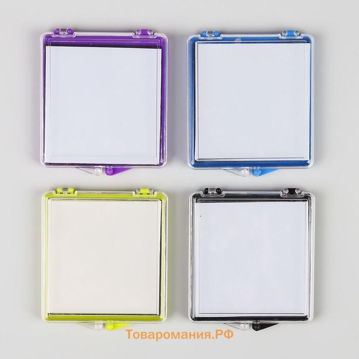 Игольница магнитная, с иглами, 7×8 см, МИКС