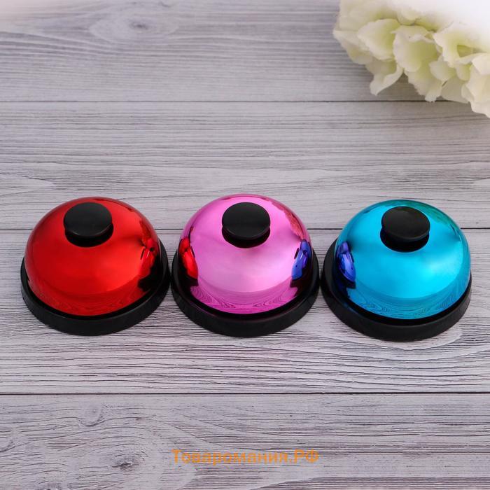 Звонок настольный Ring-ring, 4.5×7.5 см, серебро
