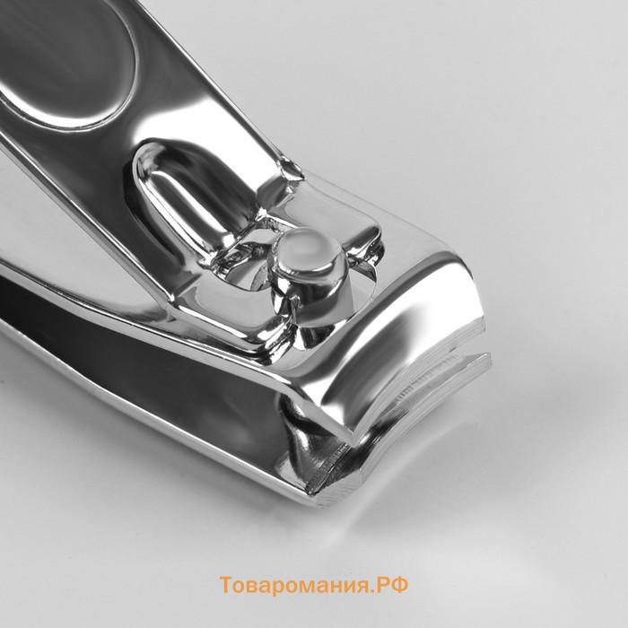 Кусачки книпсер педикюрные, с пилкой, 7.6 см, в коробке, МИКС