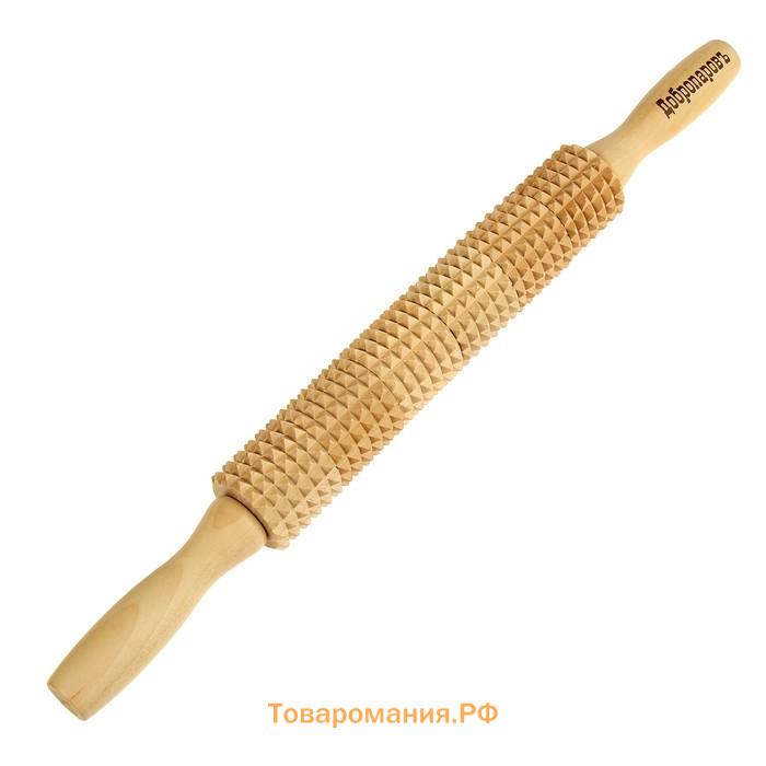 Массажер банный для спины «Добропаровъ» с шипами