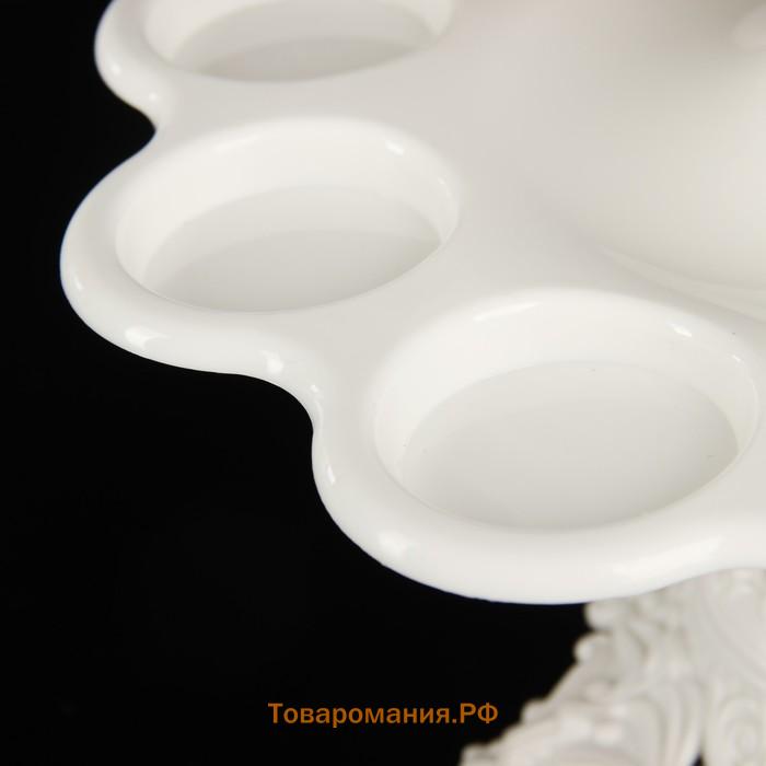 Подставка для пирожных «Каскад», 5 ярусов, белая