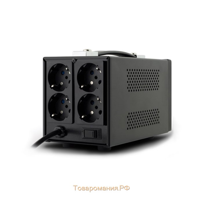 Стабилизатор напряжения Ippon AVR-2000, 1200Вт, 2000ВА, черный,