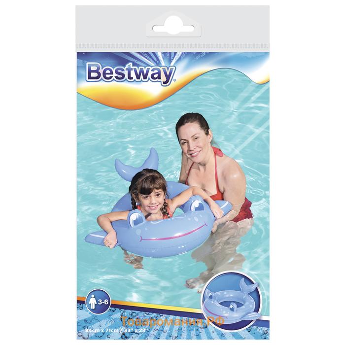 Круг для плавания Bestway «Животные», надувной, от 3-6 лет, МИКС, 36128