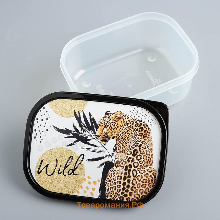 Ланч бокс прямоугольный Wild, 500 мл