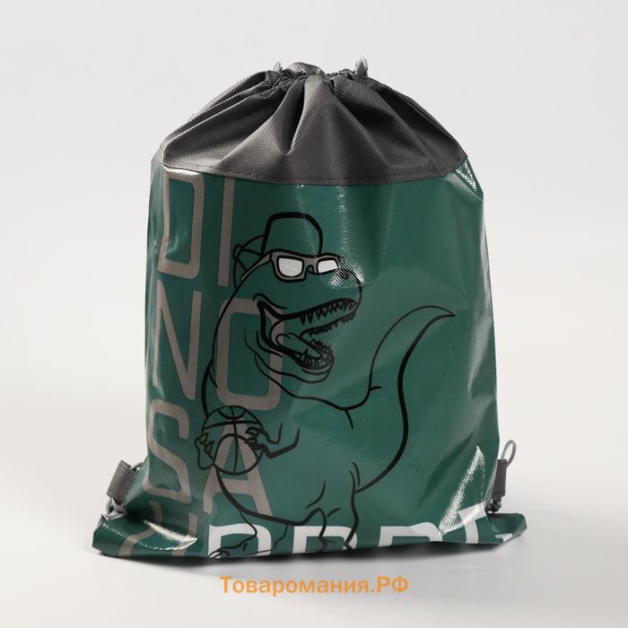 Мешок для обуви «Динозавр» 41×30 см