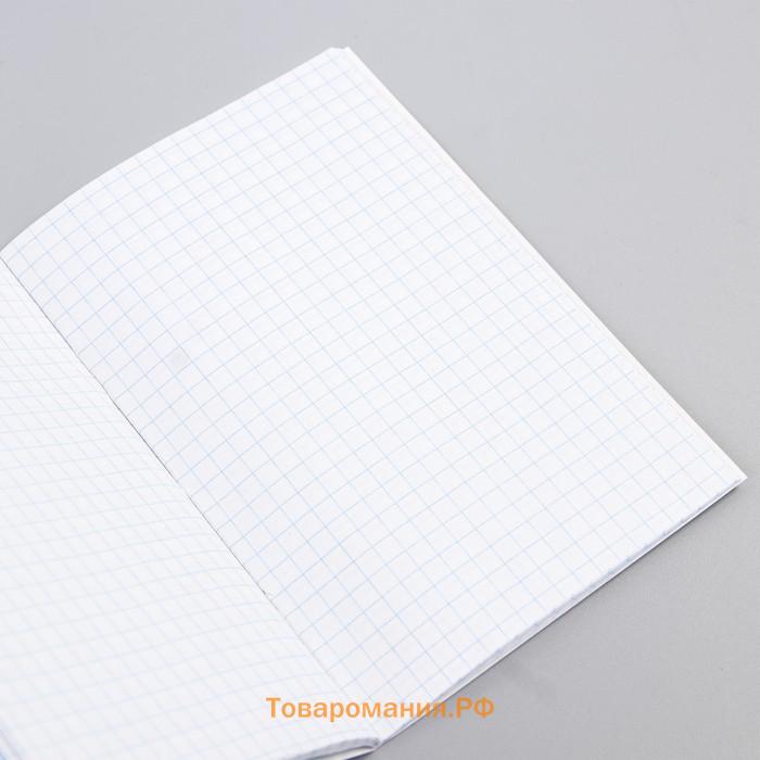 Блокнот А6, 32 листа, на скрепке «Минни Маус»
