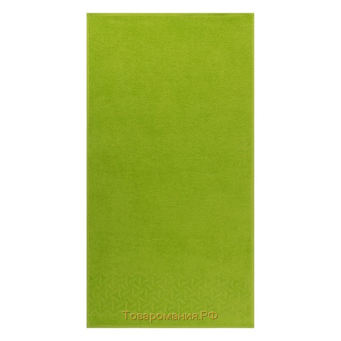 Полотенце махровое Радуга, 70х130см, цвет зеленый, 295гр/м, хлопок