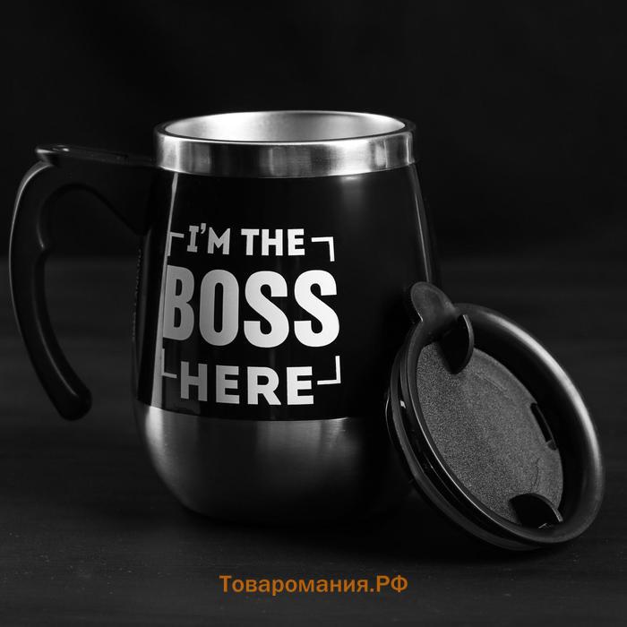 Термокружка «Boss», 400 мл, сохраняет тепло 2 ч