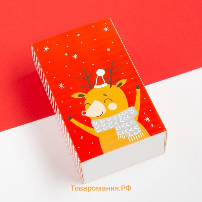 Новый год. Набор новогодних детских носков Крошка Я "Give Joy", 4 пары, 12-14 см