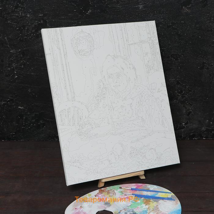 Картина по номерам на холсте с подрамником «Девочка с персиками» Валентин Серов, 40 х 50 см