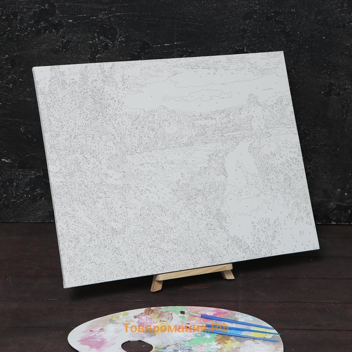 Картина по номерам на холсте с подрамником «Золотая осень» Левитан Исаак, 40 х 50 см