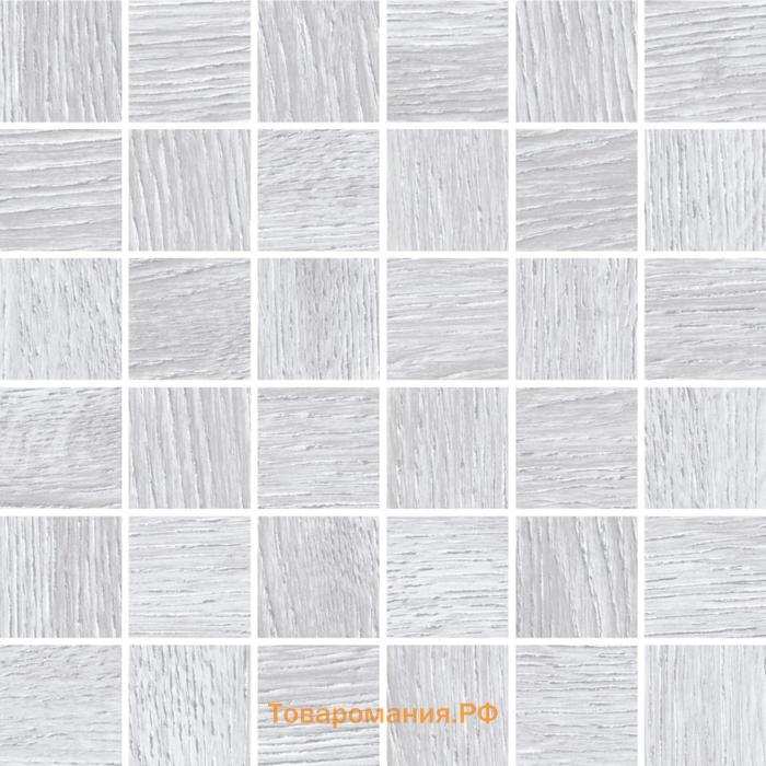 Мозаика напольная Woodhouse светло-серый, 300х300 мм