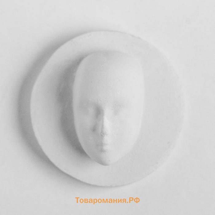Силиконовый молд, форма для заливки «Лицо», 3×2 см, МИКС