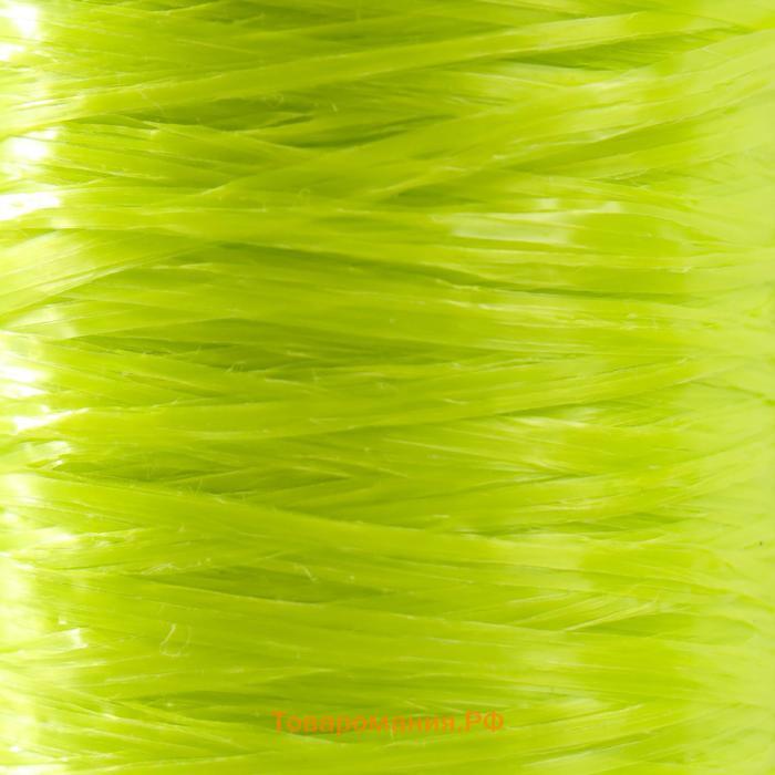 Пряжа "Для вязания мочалок" 100% полипропилен 400м/100±10 гр в форме цилиндра (лайм)