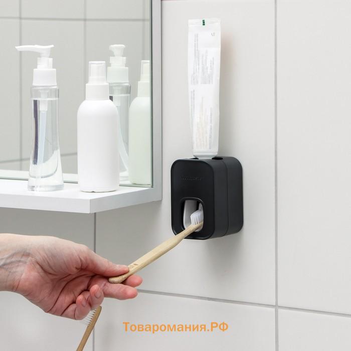 Выдавливатель для зубной пасты на клейкой ленте , 5,5×6×9 см, белый