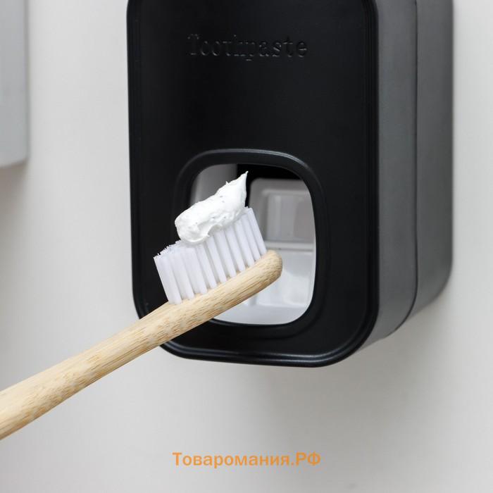 Выдавливатель для зубной пасты на клейкой ленте , 5,5×6×9 см, белый