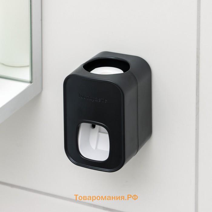 Выдавливатель для зубной пасты на клейкой ленте , 5,5×6×9 см, белый