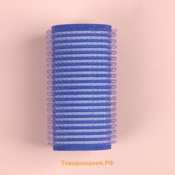 Бигуди «Липучка», d = 3 см, 6 см, 6 шт, цвет МИКС