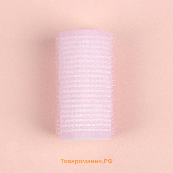 Бигуди «Липучка», d = 3 см, 6 см, 6 шт, цвет МИКС