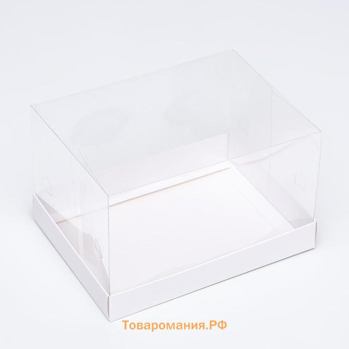 Коробка под рулет, белая, 20×15×12 см