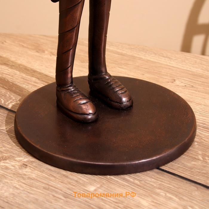 Конфетница «Петушок угощает», 21×25×41 см, алюминий