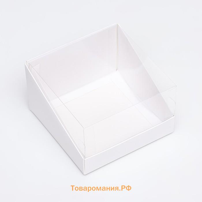 Кондитерская упаковка под бенто торт, 13.1×13.1×8.5 см