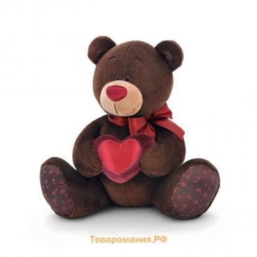 Мягкая игрушка «Медведь Choco», с сердцем, 15 см