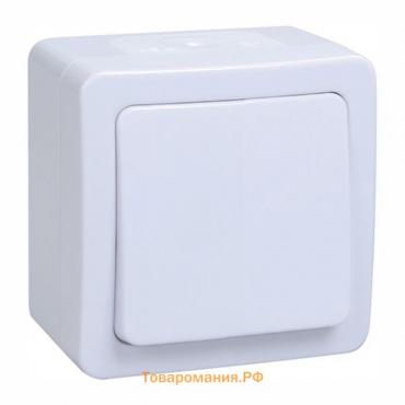 Выключатель IEK "ГЕРМЕС PLUS" EVMP13-K01-10-54-EC, 1 кл., ОП, IP54, ВСк20-1-0-ГПБ