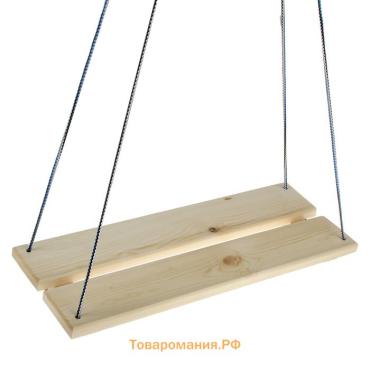 Подвесное кресло деревянное, сиденье 60×22 см