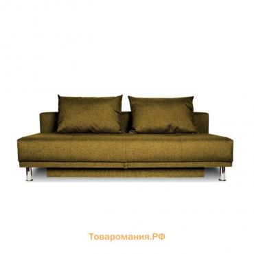 Диван кровать NEXT, обивка рогожка Dark Gold