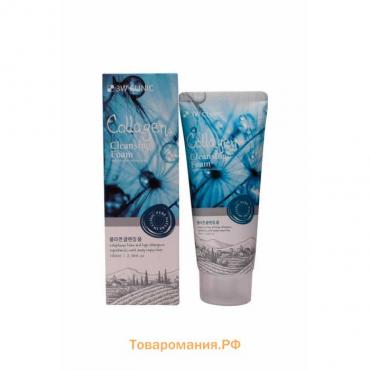 Пенка для лица с коллагеном 3W CLINIC Collagen Cleansing Foam, укрепляющая, 100 мл