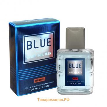 Туалетная вода мужская Made For Man Blue, 100 мл (по мотивам Blue Seduction (A.Banderas)