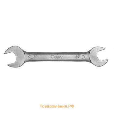 Ключ рожковый KRAFT KT 700536, холодный штамп, 27х30 мм