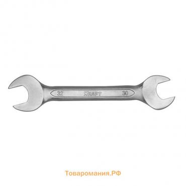 Ключ рожковый KRAFT KT 700537, холодный штамп, 30х32 мм