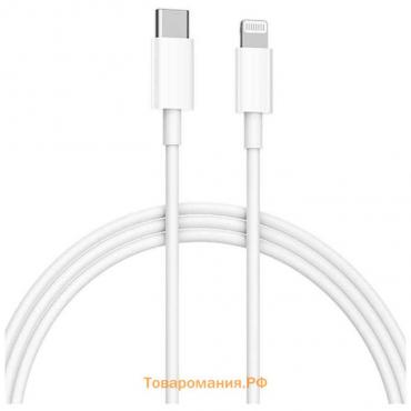 Кабель Xiaomi Mi BHR4421GL, Type-C - Lightning, 3 А, 1 м, белый