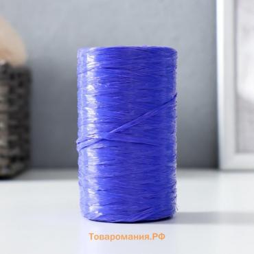 Пряжа "Для вязания мочалок" 100% полипропилен 400м/100±10 гр в форме цилиндра (чернила)