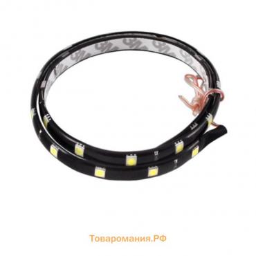 Светодиодная автомобильная лента 12 В, 24 SMD, 60см, белая, SKYWAY, S03201004