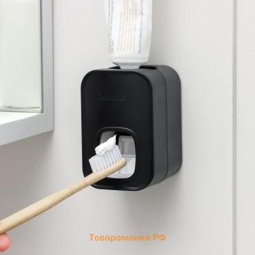 Выдавливатель для зубной пасты на клейкой ленте , 5,5×6×9 см, белый