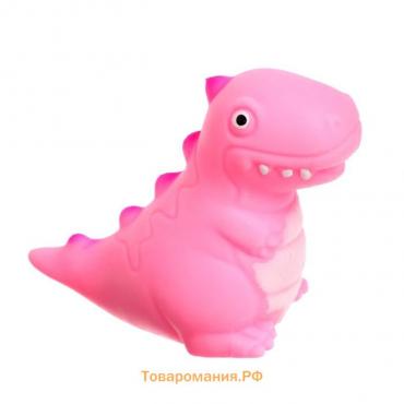 Мялка «Динозавр» с пастой, цвета МИКС