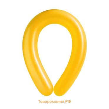 Воздушные шары для моделирования 125 см, d=7.5 см, 10 шт., макарун, оранжевые