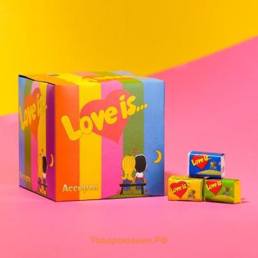 Жевательная резинка Love is, ассорти, 4.2 г, 50 шт