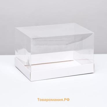 Коробка под рулет, белая, 20×15×12 см