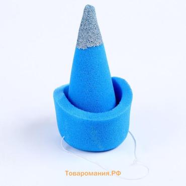 Карнавальный колпак «Клоун», на резинке, поролон, синий